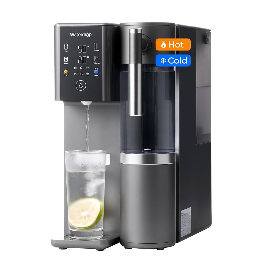 Waterdrop WD-A2 Countertop Reverse Osmosis System, 𝐇𝐨𝐭 𝐚𝐧𝐝 𝐂𝐨𝐥𝐝 RO ... | Amazon (US)