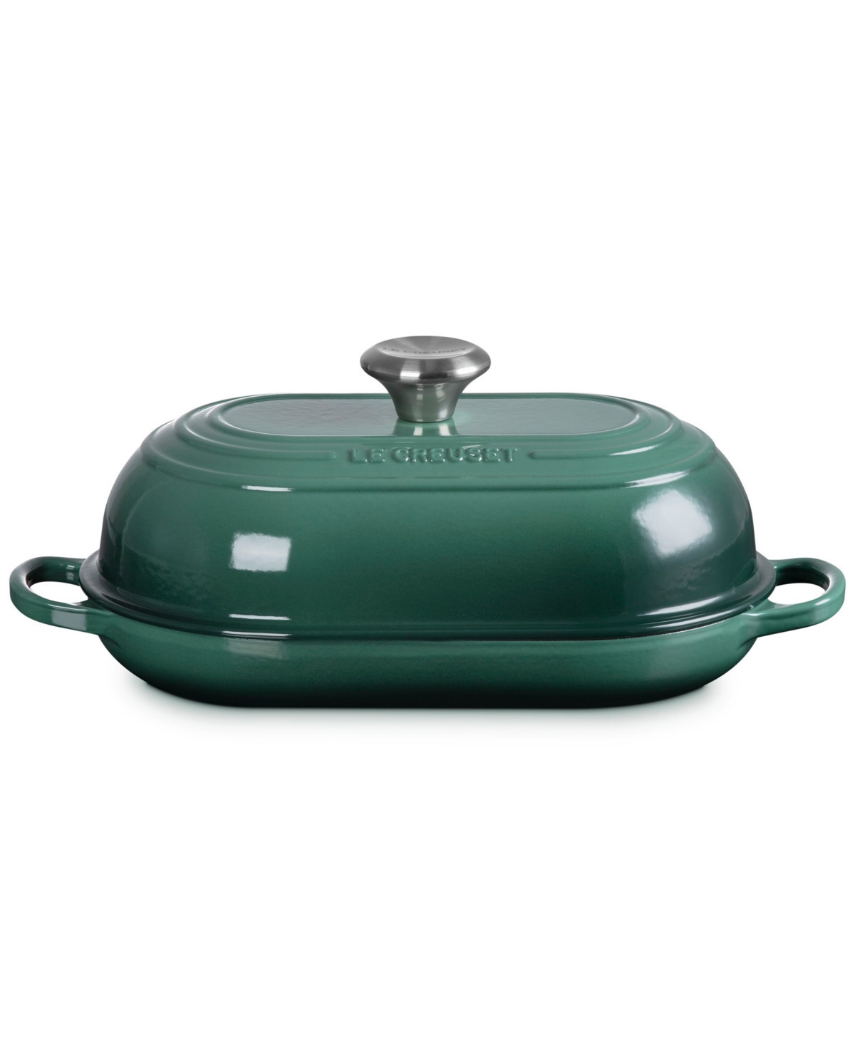Le Creuset Signature Enameled Cast Iron 4 oz. Oval Bread Oven - Artichaut | Macy's