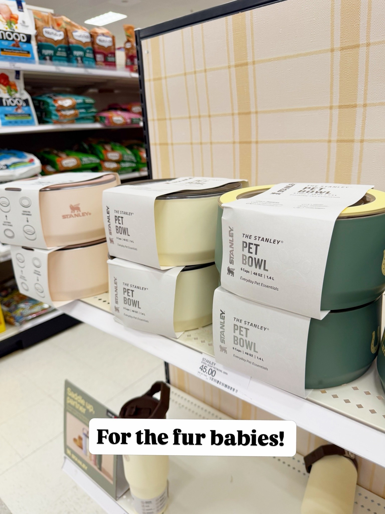 20% off Target Pet Essentials Stanley 6 Cup Stainless Steel Pet Bowl - Green, Yellow, & Pink 
#target #targetstyle #stanleyxtarget #stanleypetbowls #stanleydeals #targetdeals

#LTKHome #LTKActive #LTKKids
