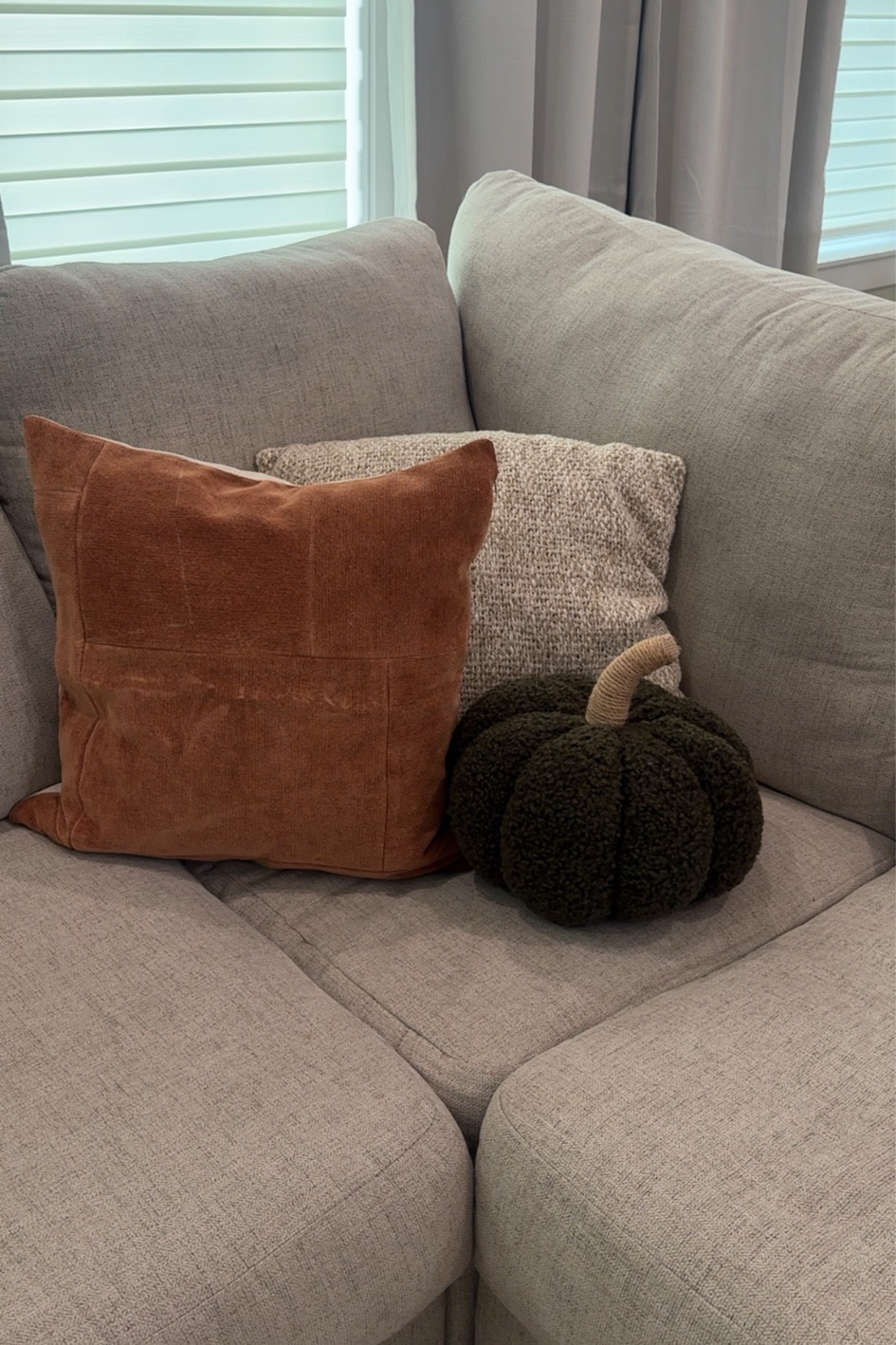 Rust tones + cozy textures = fall on the sofa 🍂

#LTKHome #LTKStyleTip #LTKSeasonal