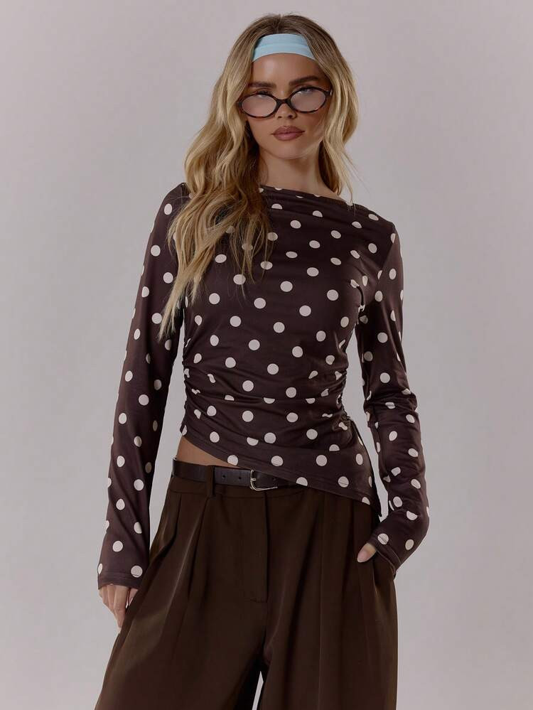 Polka Dot Top | SHEIN