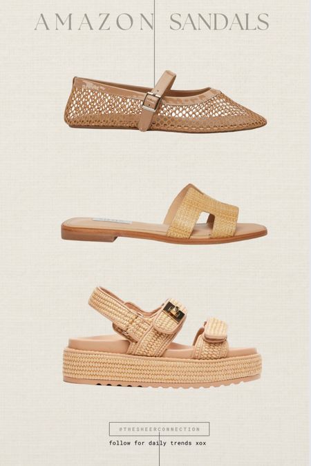 Amazon sandals
Platform sandals
Raffia sandals 

#LTKsalealert #LTKSeasonal #LTKfindsunder50