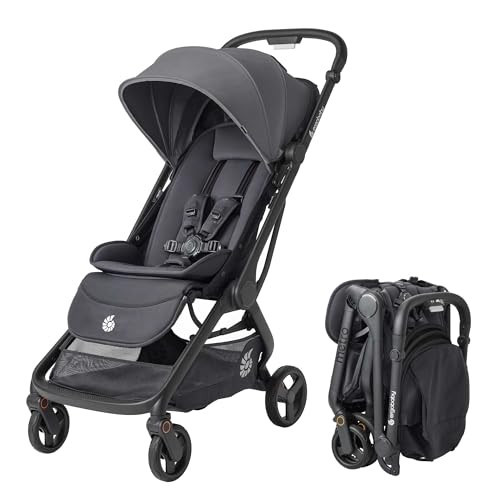Ergobaby Metro 3 All in One Compact Baby Stroller - Lightweight Travel Stroller - Easy One-Hand Fold for Overhead Airplane Storage (Carries up to 50 lbs) - Car Seat Compatible - Graphite Grey | Amazon (US)