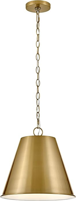 Lark Blake 83527LCBMedium Pendant Light - Adjustable Chain-Hung Fixture, Tapered Drum, Even/Slope... | Amazon (US)