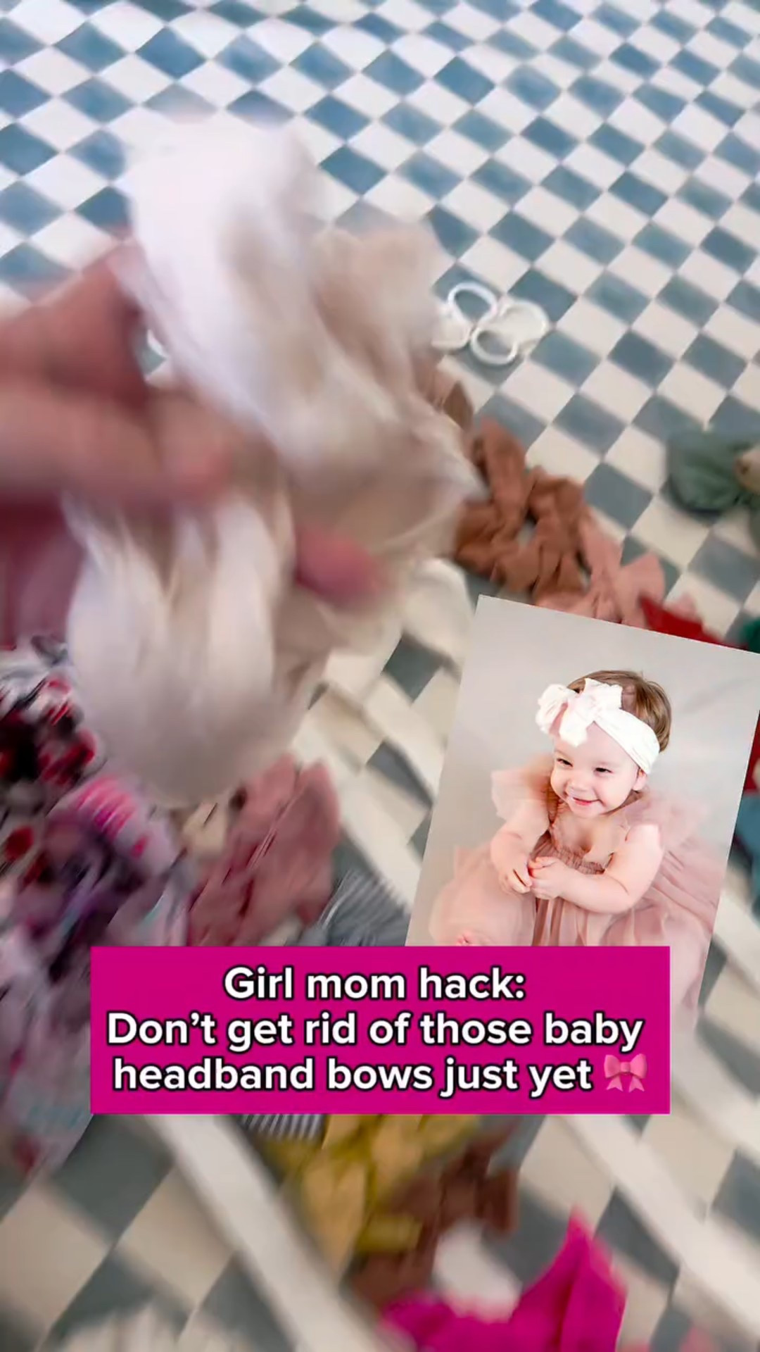 Some bows are just too cute to let go of. 🎀

If you’re a girl mom, you know the feeling. Your baby outgrows those stretchy headband bows but you’re way too emotionally attached to toss them. Good news… you don’t have to.

✂️ Just snip the ends off the headband
📎 Attach the bow to an alligator clip
🎀 And you’ve got a bow that will last way longer

Little mom hack to keep your favorite bows in rotation a bit longer.

#girlmom #toddlergirl #momhack #momlifehacks #toddlerstyle