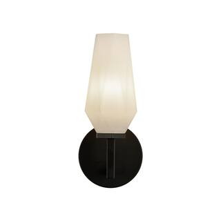 ALORA MOOD Krysta 20-in 2 Light 40-Watt Matte Black/Opal Glass Vanity Light WV424720MBOP - The Ho... | The Home Depot
