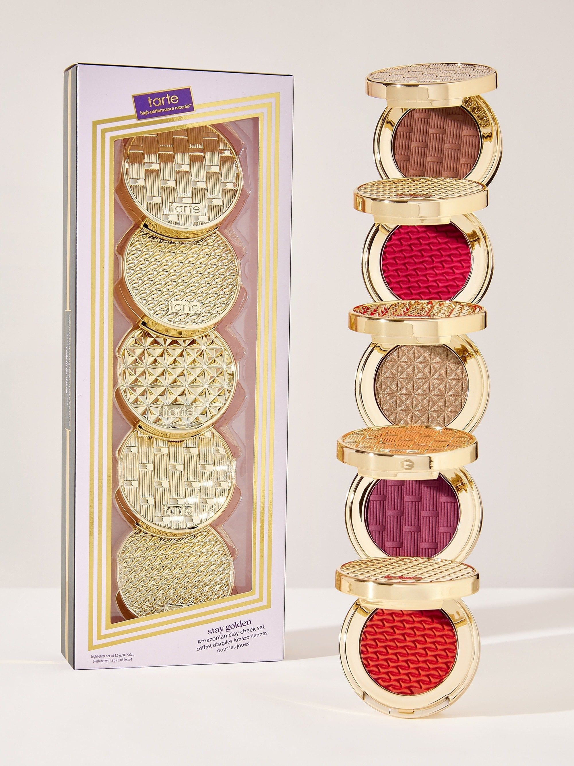 stay golden Amazonian clay cheek set | tarte cosmetics (US)