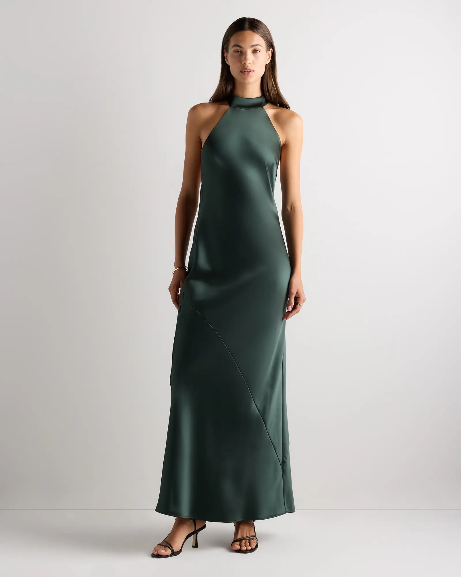Catalina Stretch Satin Dress | Quince
