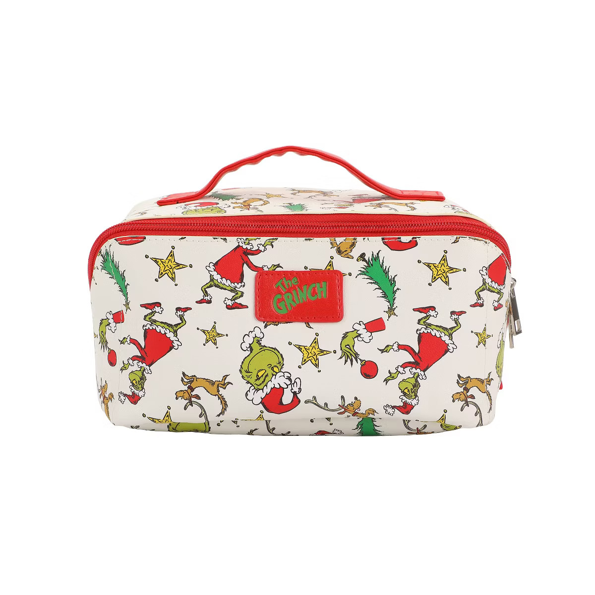 The Grinch Holiday All-Over Print Women's Novelty Cosmetic Bag | Target