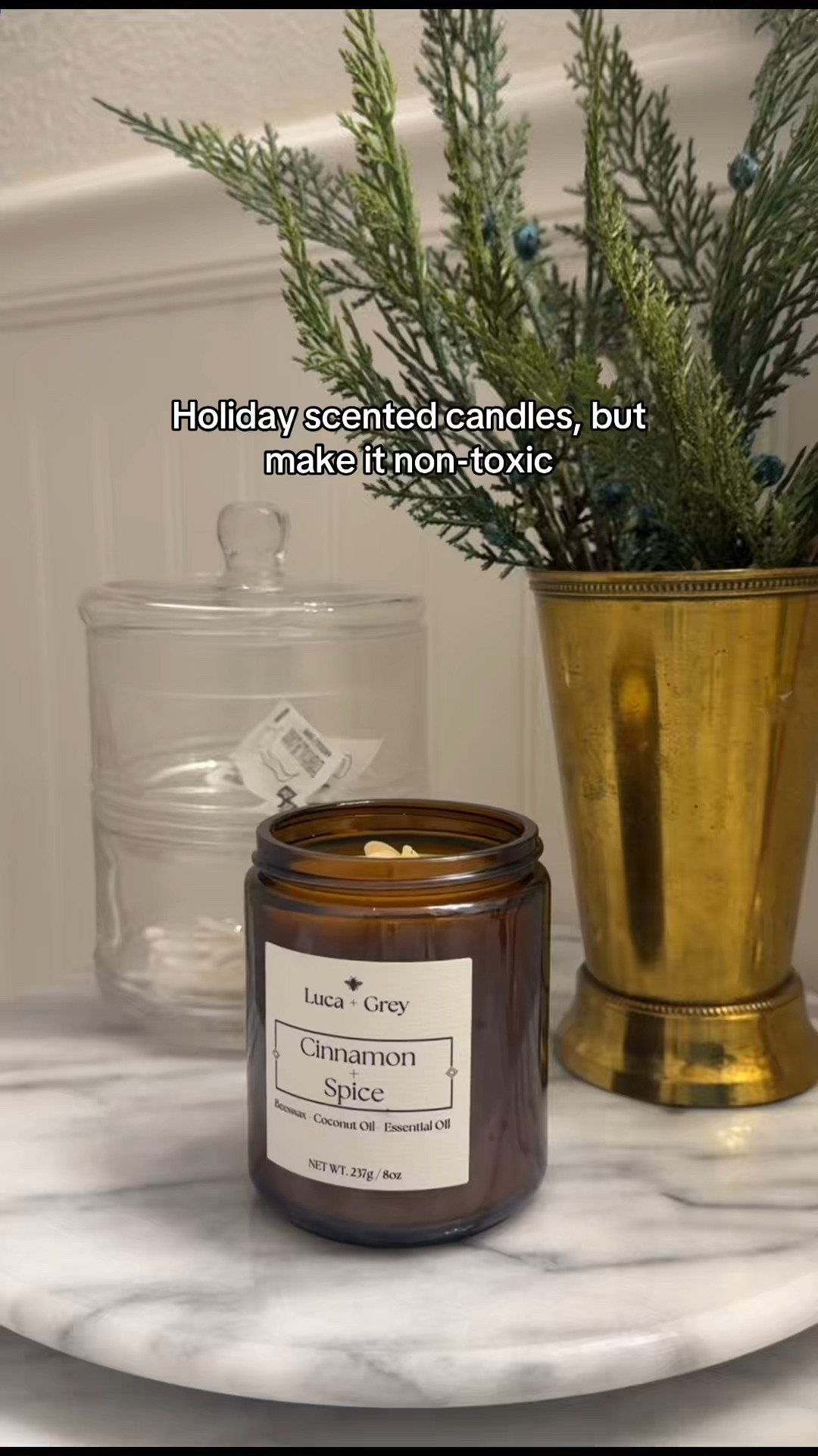 Christmas scented candles, but without the negative effects & endocrine distuptors.

On my journey of TTC & live a healthier lifestyle I had to cut out a lot of things, including candles which typically have so many bad things in them.

My research led me to beeswax candles and how they have so many natural benefits and then I found this company that makes delicious scents in a beeswax candle with essential oils.

Such a fun way to still get the classic scents of the Christmas season without all the bad stuff!

I also shared links to everything in this video to help make your home more cozy this holiday season. These can also make great gifts!



#LTKHoliday #LTKGiftGuide #LTKHome