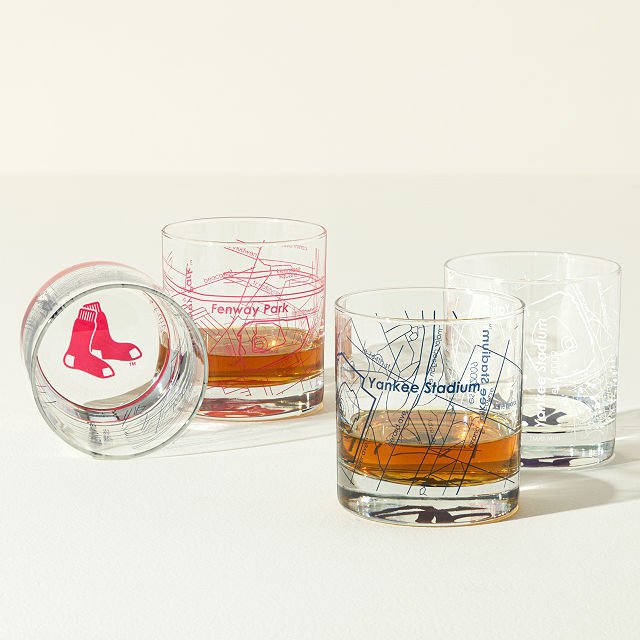 Baseball Park Map Glasses - Set of 2 | UncommonGoods