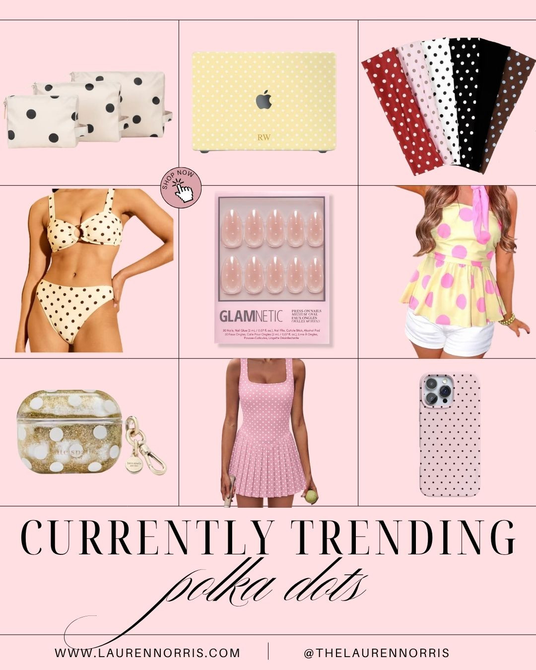 Current trend I am loving: polka dots! Shop my favorite picks here

polka dots, gift ideas, polka dot outfits, outfit inspo, gifts, summer trends  

 #LTKootd #LTKselfcare #LTKHome