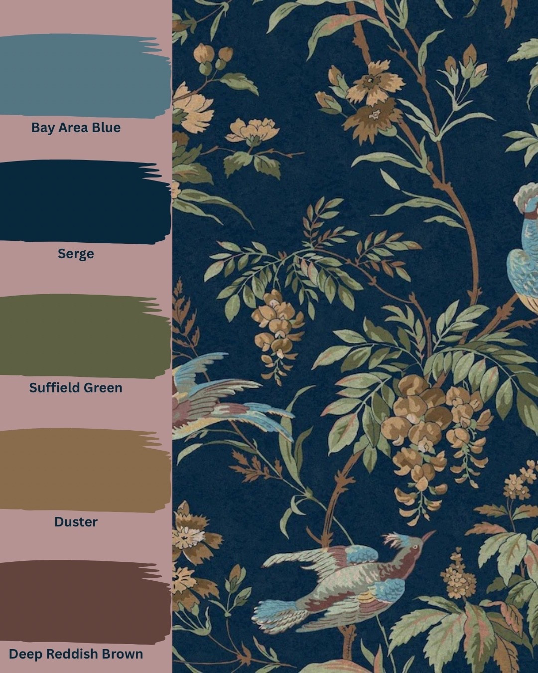 Paint colour suggestions for this Laura Ashley wallpaper 

#LTKhome #LTKuk #LTKeurope