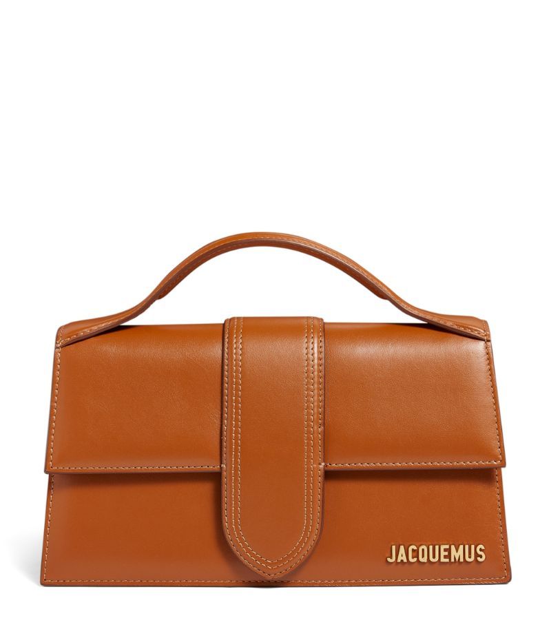 Jacquemus Leather Le Grand Bambino Top-Handle Bag | Harrods