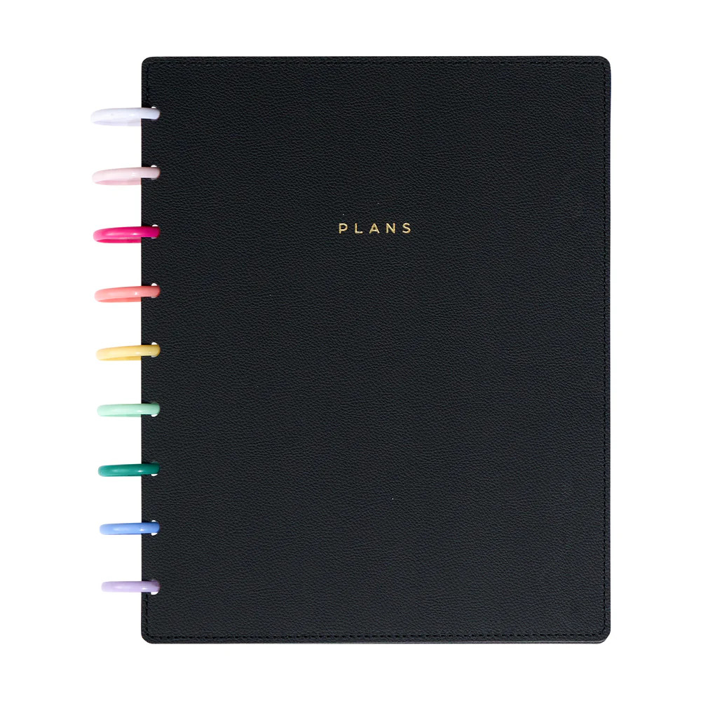 2024 DELUXE Midnight Cover Happy Planner - Classic Dashboard Layout - 12 Months | Happy Planner