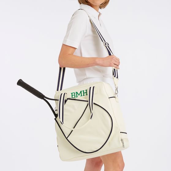Sporty Stripe Tennis Tote | Mark and Graham | Mark and Graham