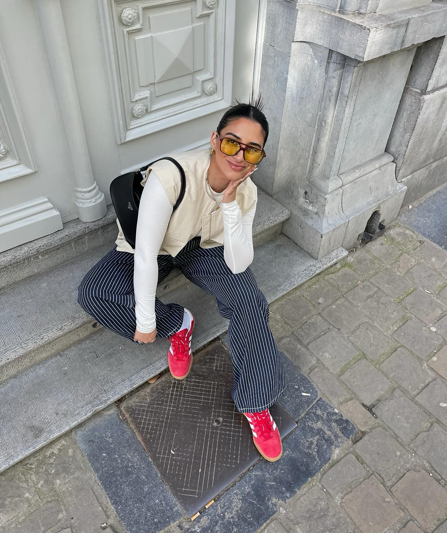 Striped trousers, Stradivarius utility jacket & adidas red sneakers ❤️‍🔥

#LTKshoecrush #LTKU #LTKeurope