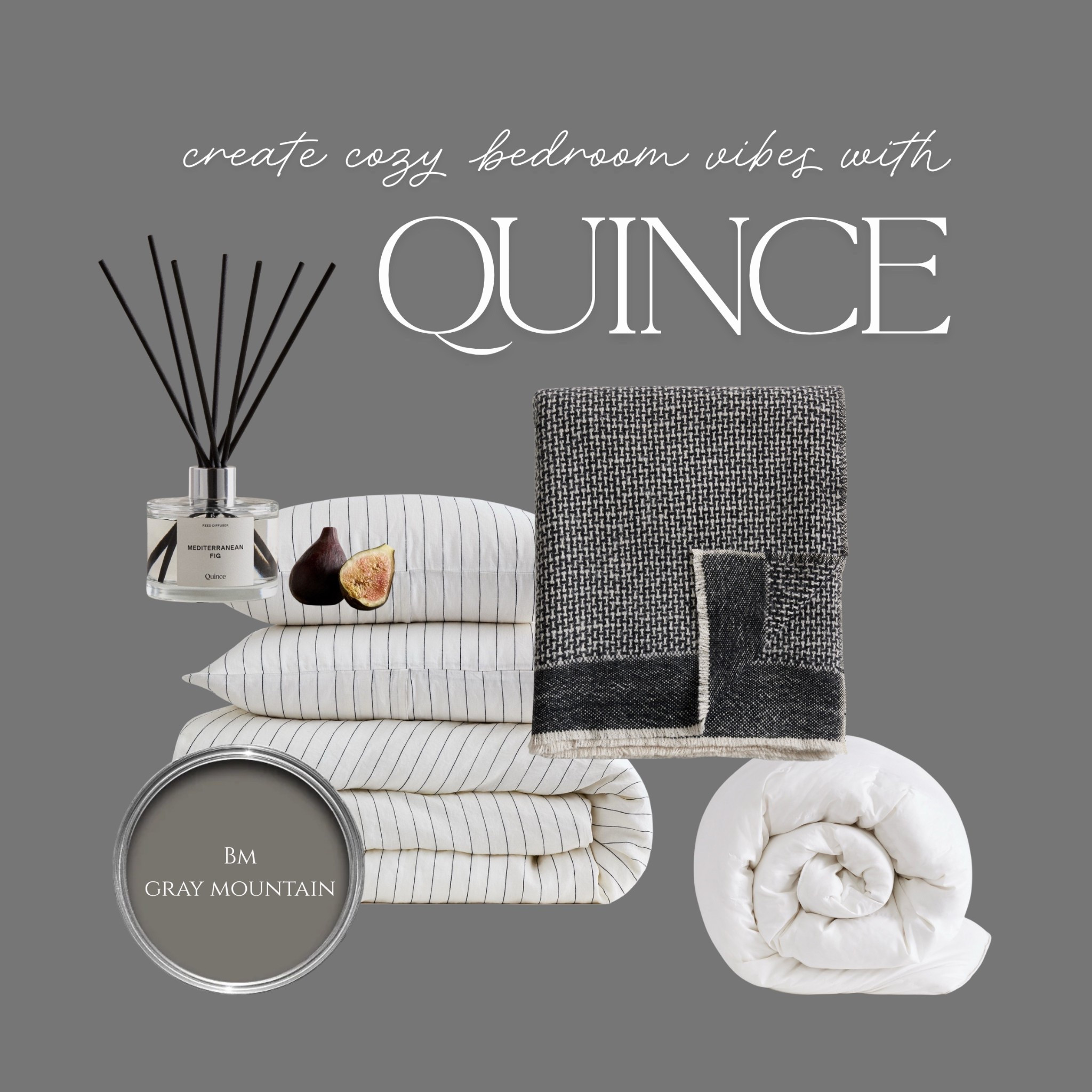Neutral layers, cozy textures, and just the right scent—your bedroom refresh starts here. 🛏✨ #BedroomInspo #CozyVibes #QuinceHome #BMGrayMountain #NeutralHomeDecor #BedroomRefresh #HomeWithHeart #LayeredAndLivedIn #ShelbyMaeInteriors 

#LTKStyleTip #LTKFamily #LTKHome