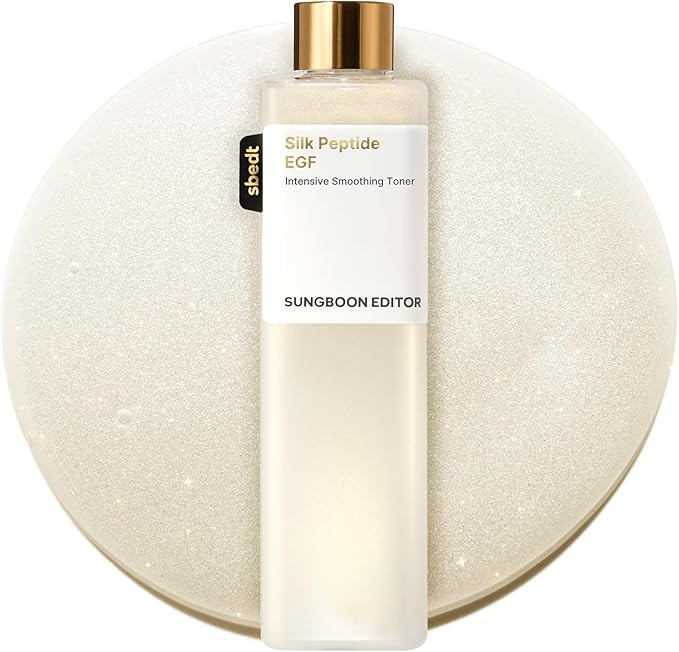 SUNGBOON EDITOR Silk Peptide EGF Facial Toner with Copper Peptides for Sensitive Skin | Moisture ... | Amazon (US)
