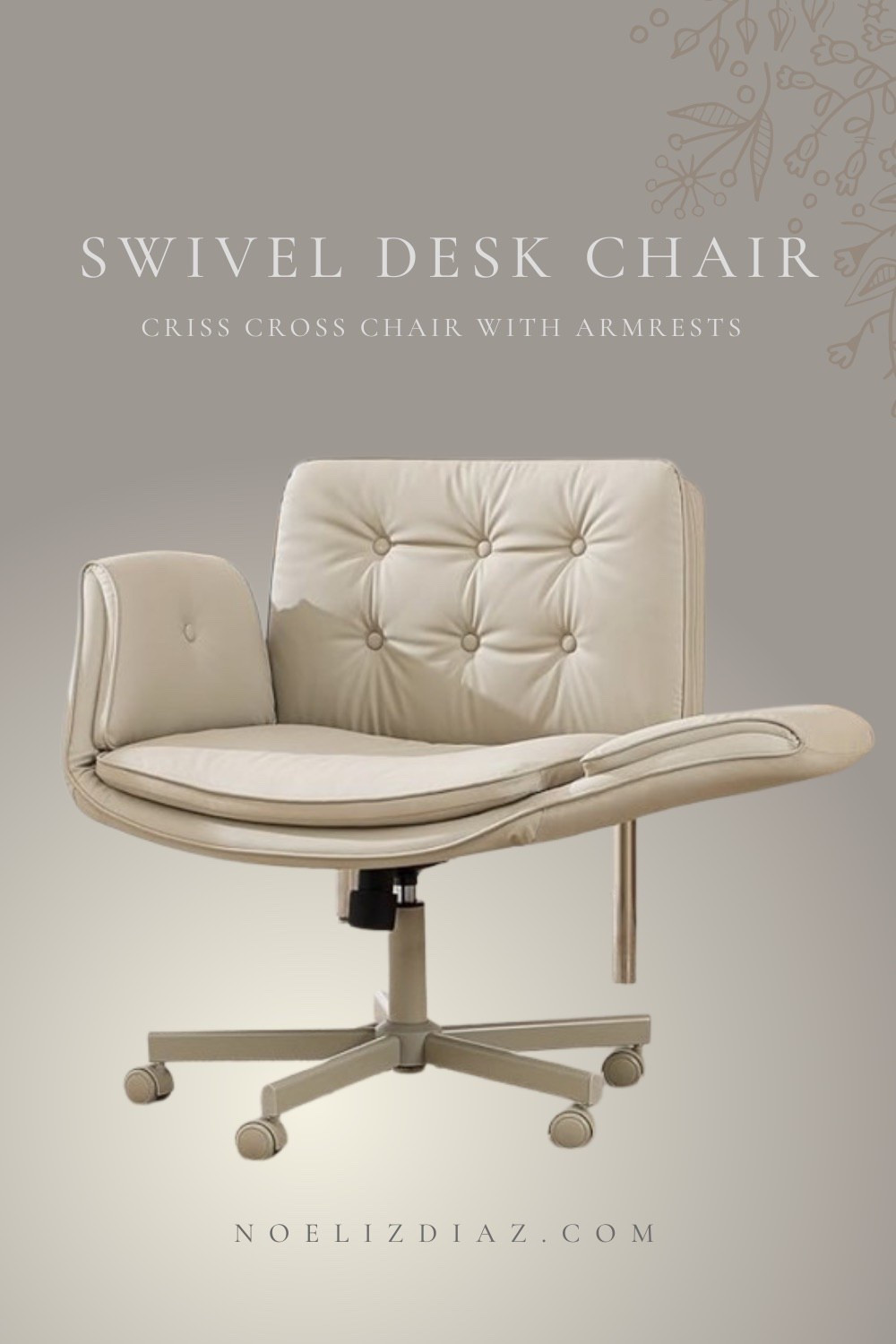 Adjustable armrest for a wide swivel desk chair. So cozy, so comfy, so stylish! #home #homeoffice #swivelchair #officefinds

#LTKselfcare #LTKHome #LTKdayinmylife