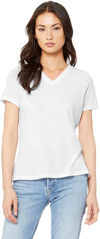 Relaxed V-Neck Tee by BELLA + CANVAS | Amazon (US)