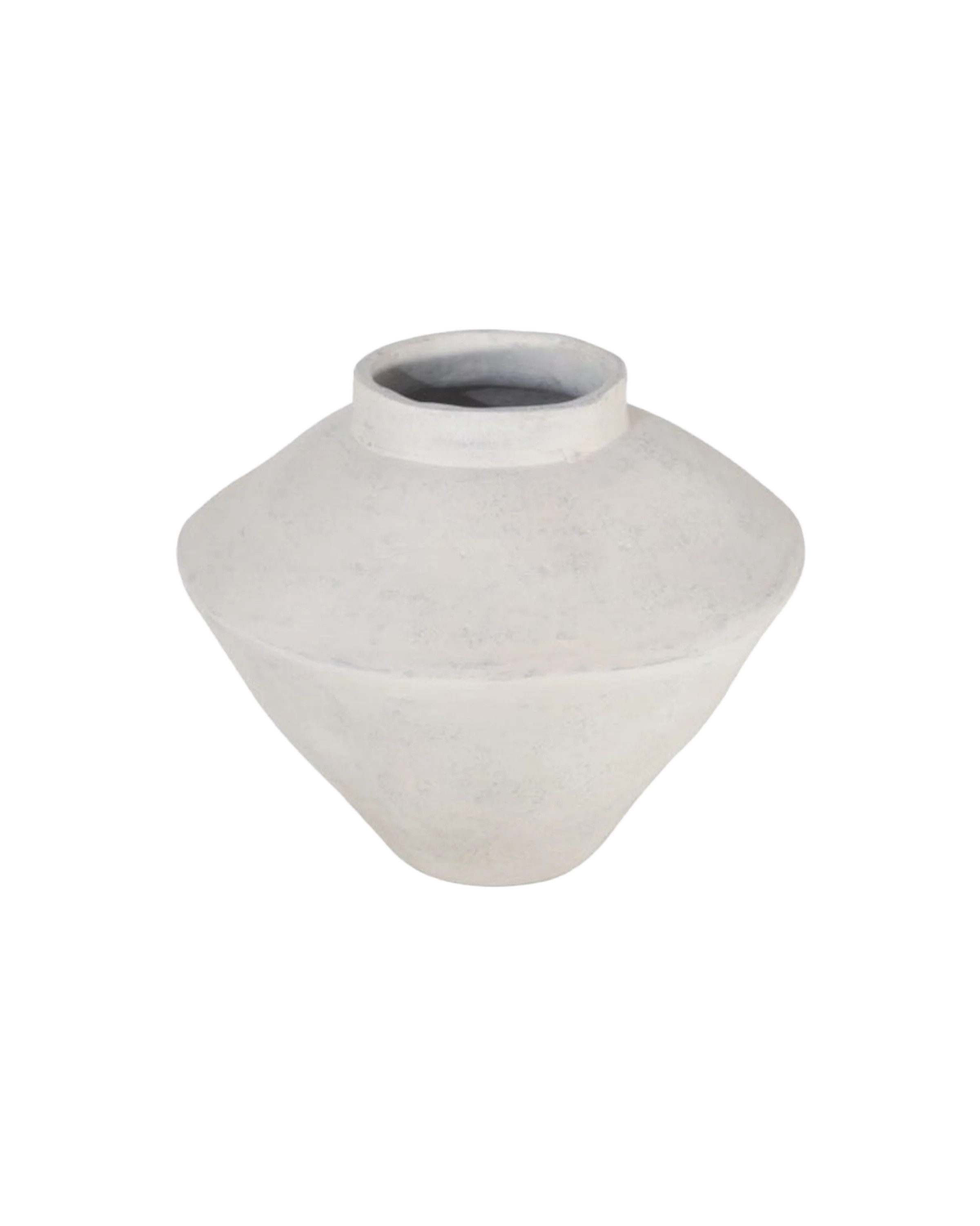 ANGULAR OFF-WHITE VESSEL LARGE | Off-White Palette