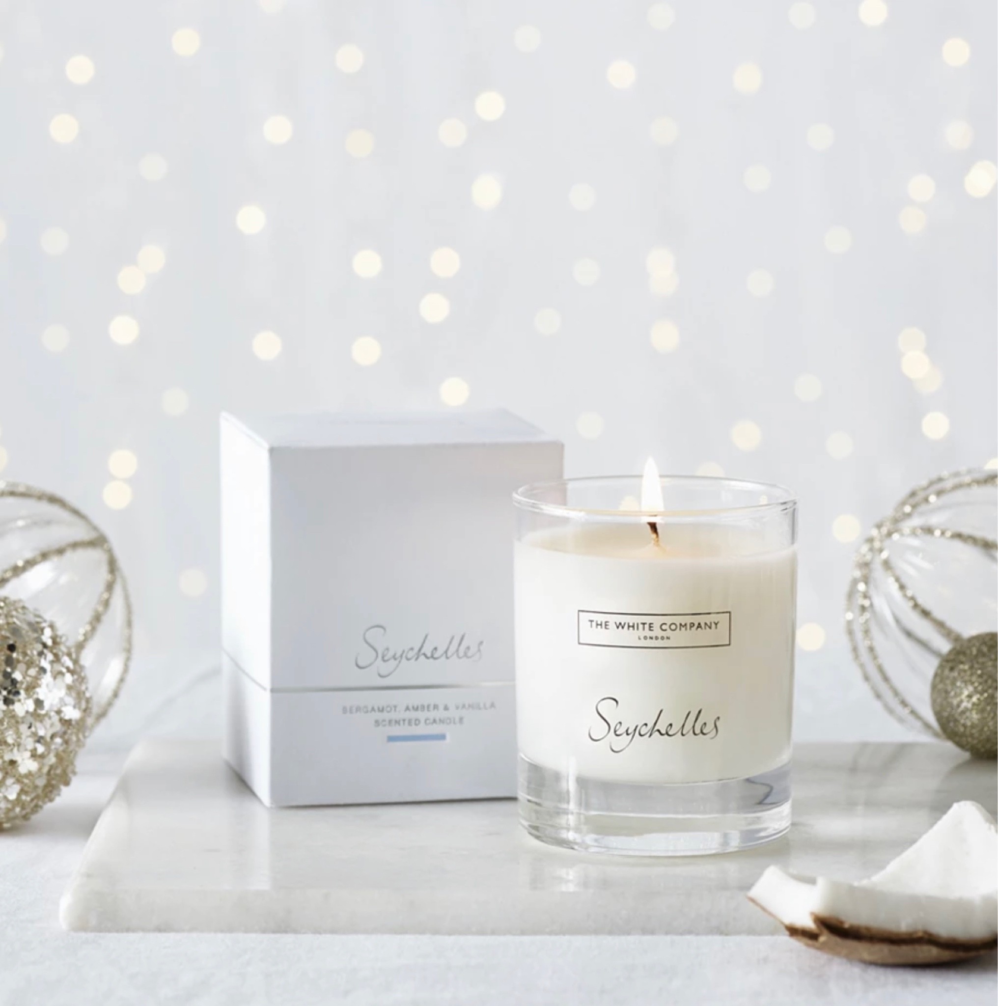 The White Company signature candle in my favourite Seychelles scent  

#LTKhome #LTKbeauty #LTKSeasonal