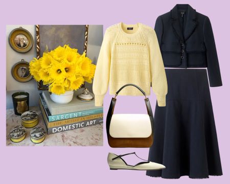 ME+EM has some beautiful pastel shades of lilac and pale lemon that will brighten your spirits on even the chilliest spring day. As is the case with so many of their pieces, you can mix and match them to create multiple different outfit combinations. This is especially helpful when you are packing for a trip. #meandem