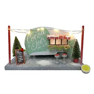 St. Nicholas Square® Tree Lot LED Paper House | Kohl's