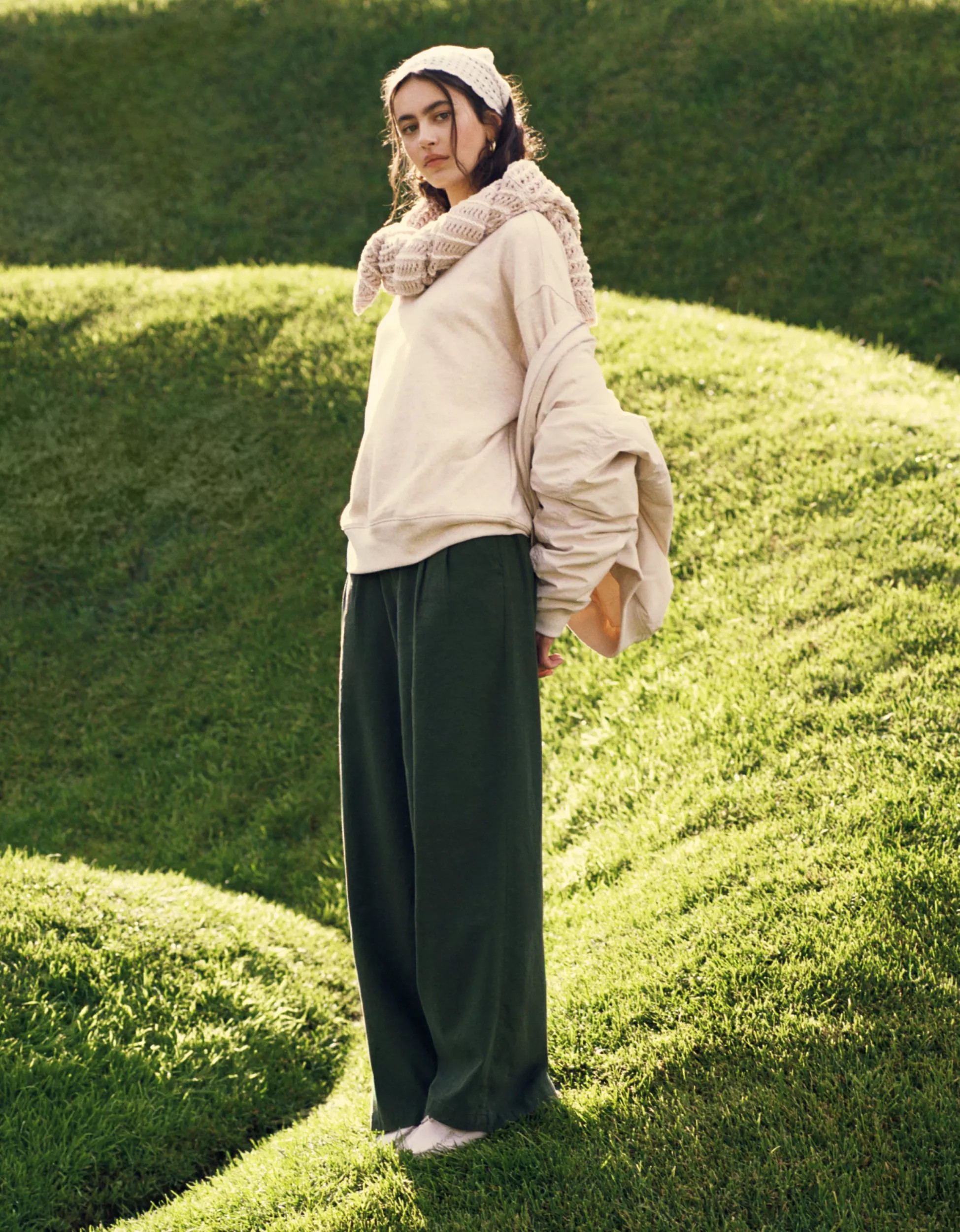 AE Stretch Linen-Blend High-Waisted Wide-Leg Trouser | American Eagle Outfitters (US & CA)