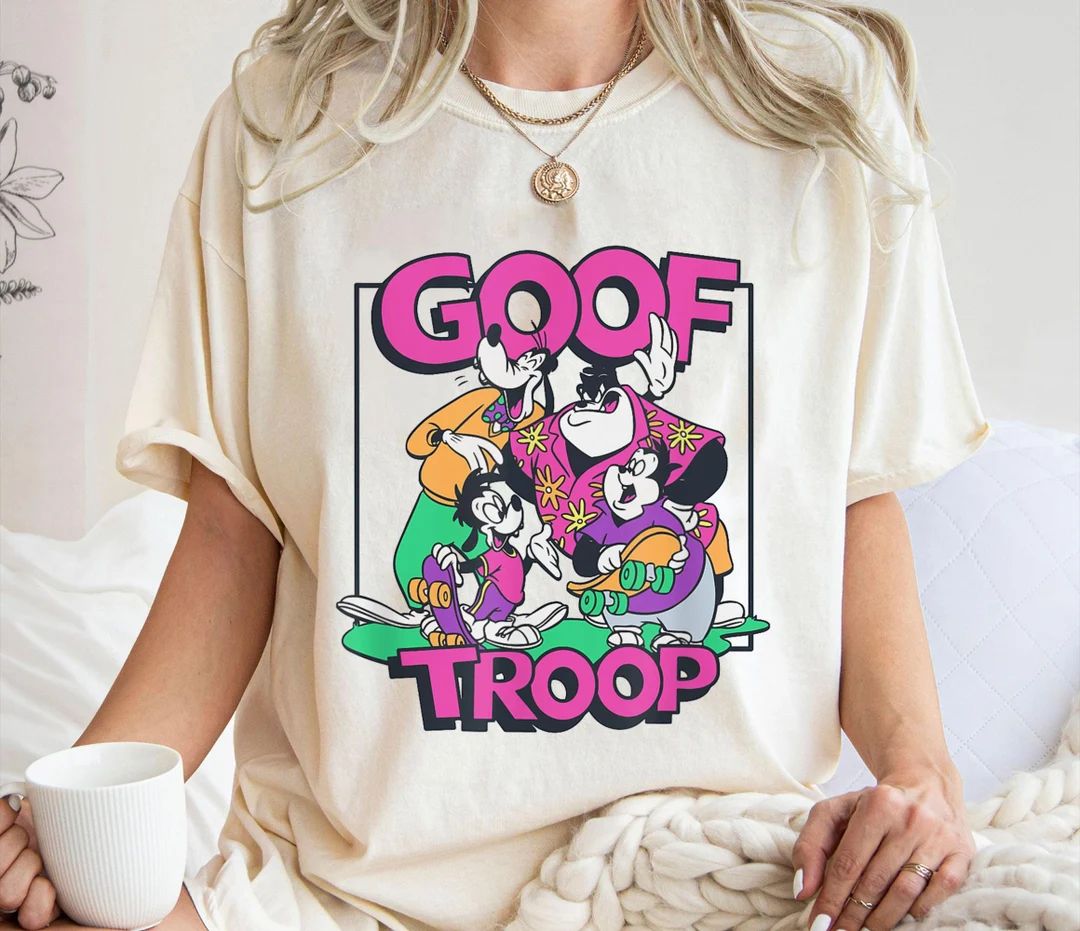 Goof Troop Neon Group Shirt A Goofy Movie T-shirt Disney - Etsy | Etsy (US)