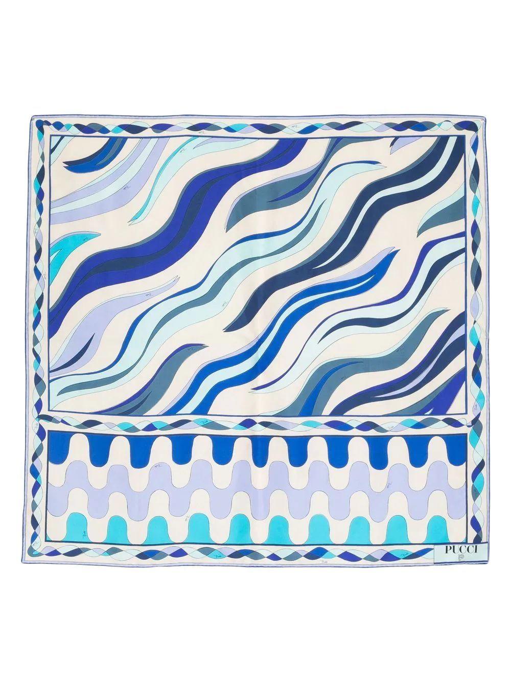 PUCCI abstract-pattern Silk Scarf - Farfetch | Farfetch Global