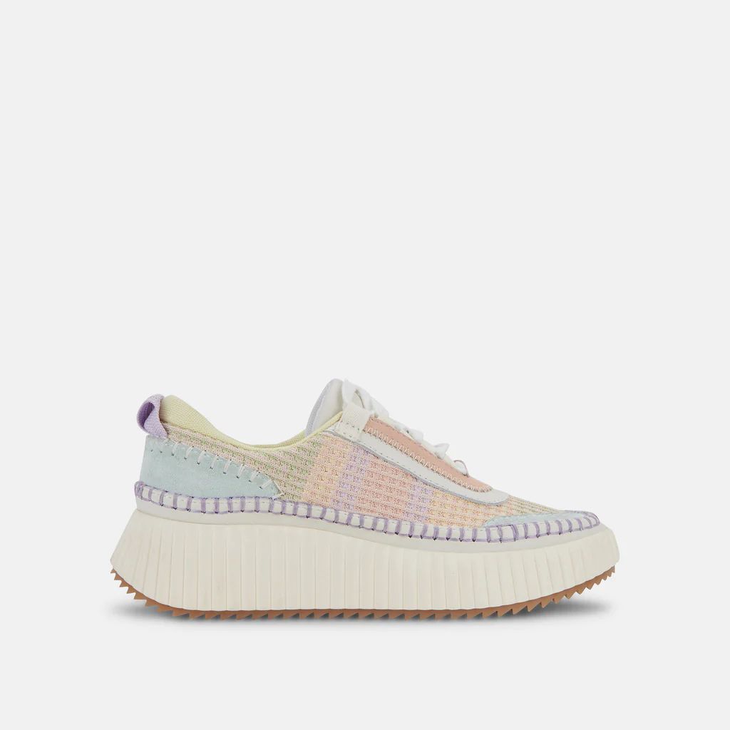 DOLEN SNEAKERS PASTEL STRIPE KNIT | DolceVita.com