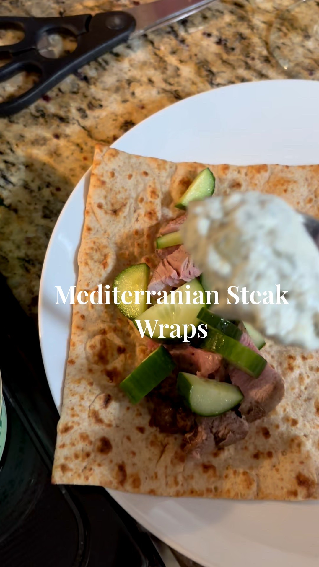 Trying to make good use of leftovers this time of year! So, I took leftover steak and added some cucumbers and tzatziki to pita wraps! It was delicious and refreshing! 🥒 

#LTKfoodie #LTKHome #LTKdayinmylife