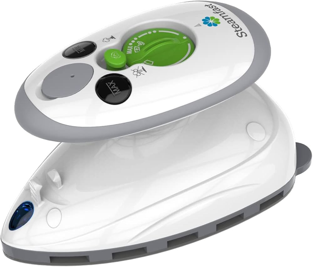 Steamfast SF-717 Mini Steam Iron with Dual Voltage, Travel Bag, Non-Stick Soleplate, Anti-Slip Ha... | Amazon (US)