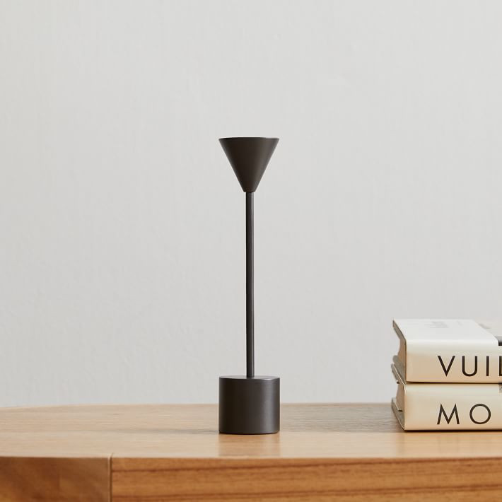 Hammond Antique Bronze Taper Holders | West Elm (US)