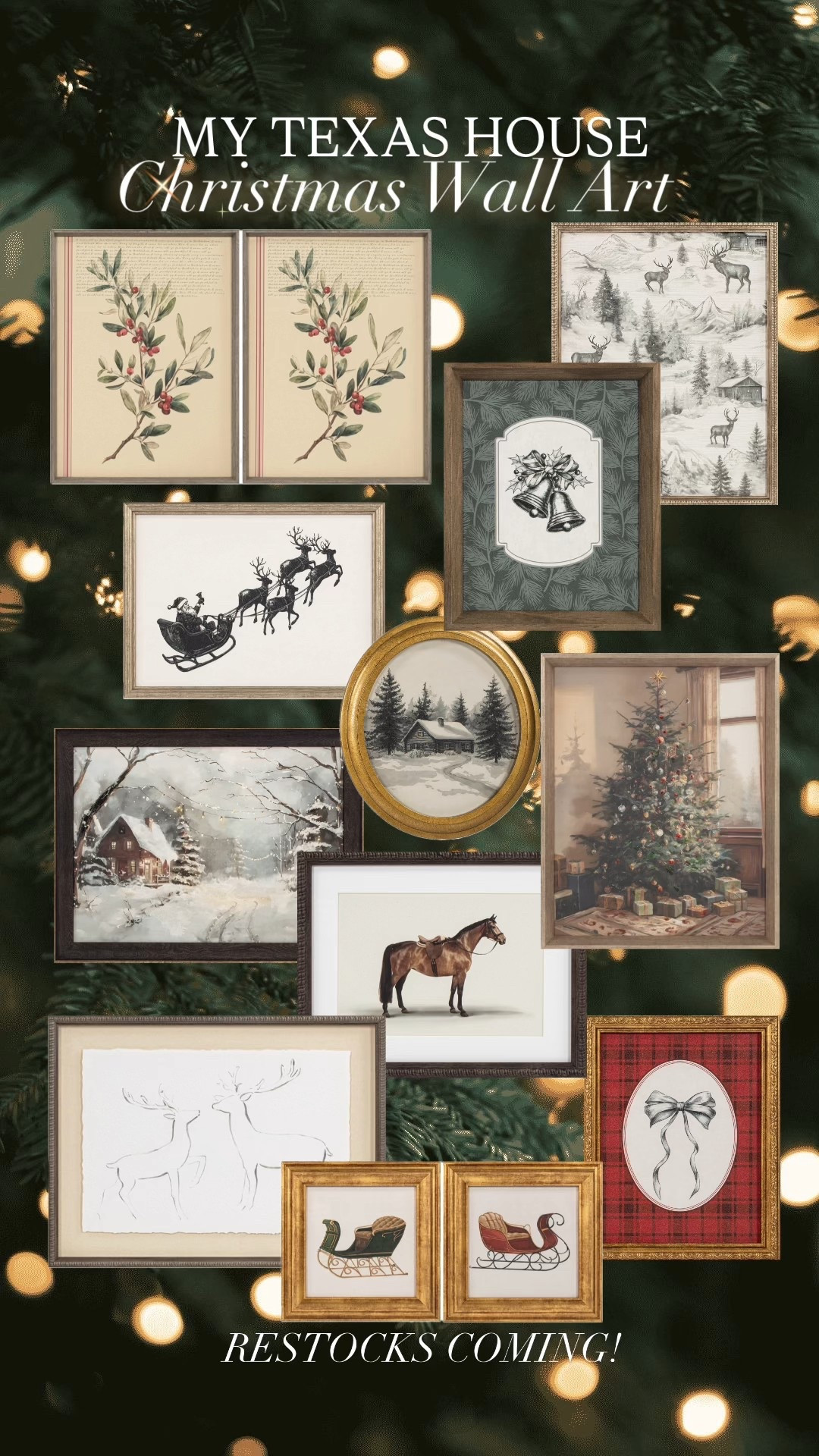 My Texas House Christmas wall art! New arrivals, and restocks coming on sold out styles! 

#LTKHome #LTKSeasonal