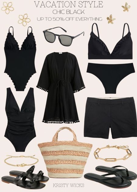 J. Crew Factory has so many cute looks on sale! Up to 50% off everything 👏
Black is chic and always in style 🙌
With these amazing prices you can stock up on super cute style looks for your spring/summer fun at the pool or on vacation! 🩱💫

#LTKtravel #LTKswim #LTKsalealert