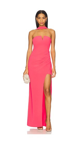 Alexis Gown in Watermelon Pink | Revolve Clothing (Global)