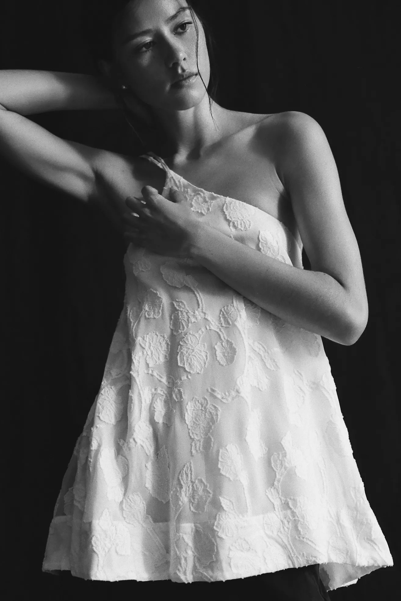 Maeve One-Shoulder Floral Tunic | Anthropologie (US)