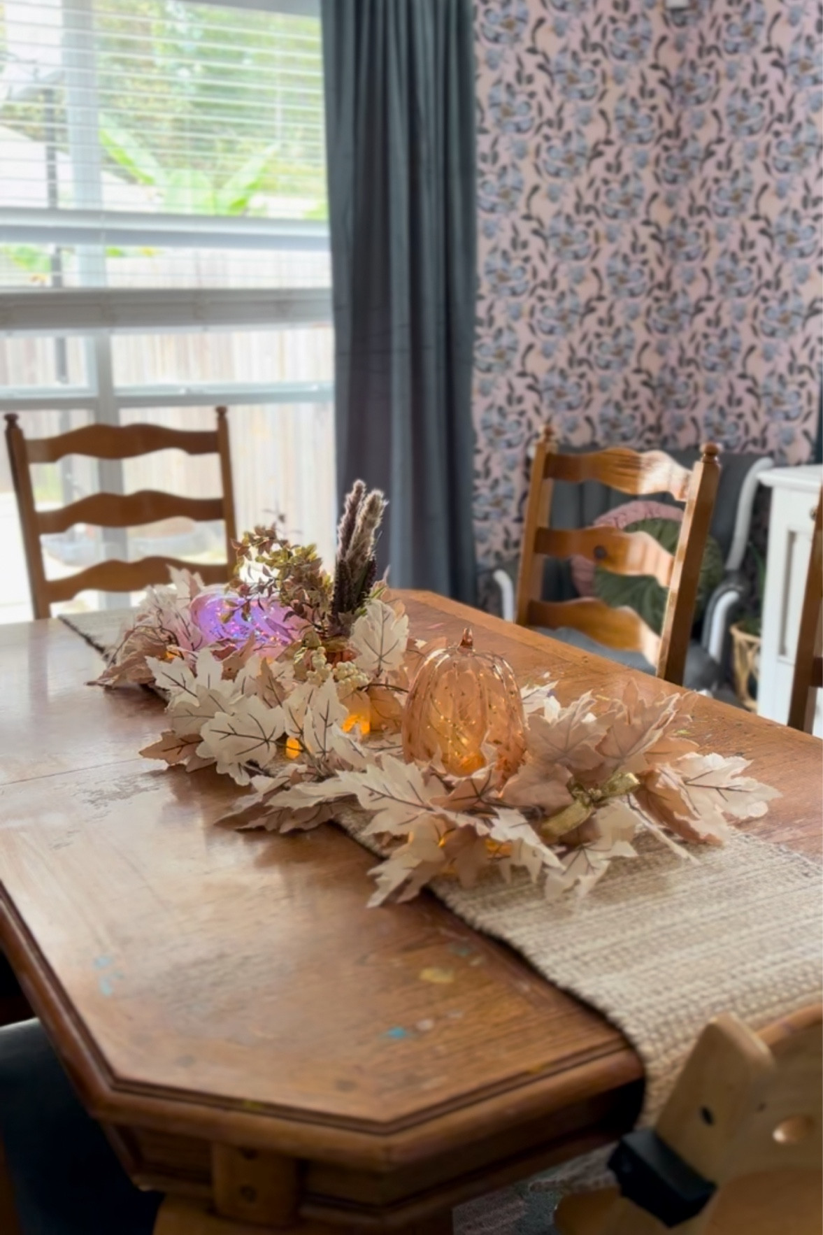 Set up a fall tablescape with me, thanks to @walmart. 🧡 #walmartpartner All of these pieces were so affordable and I had this set up in no time! 

#LTKHome #LTKFamily #LTKFindsUnder50