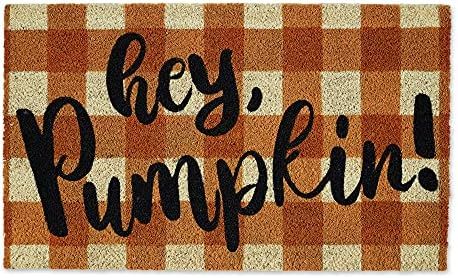 DII Natural Coir Outdoor Doormat, Fall & Thanksgiving Seasonal Mat, 17x29, Hey Pumpkin | Amazon (US)