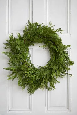 Faux Cedar Wreath | Anthropologie (US)