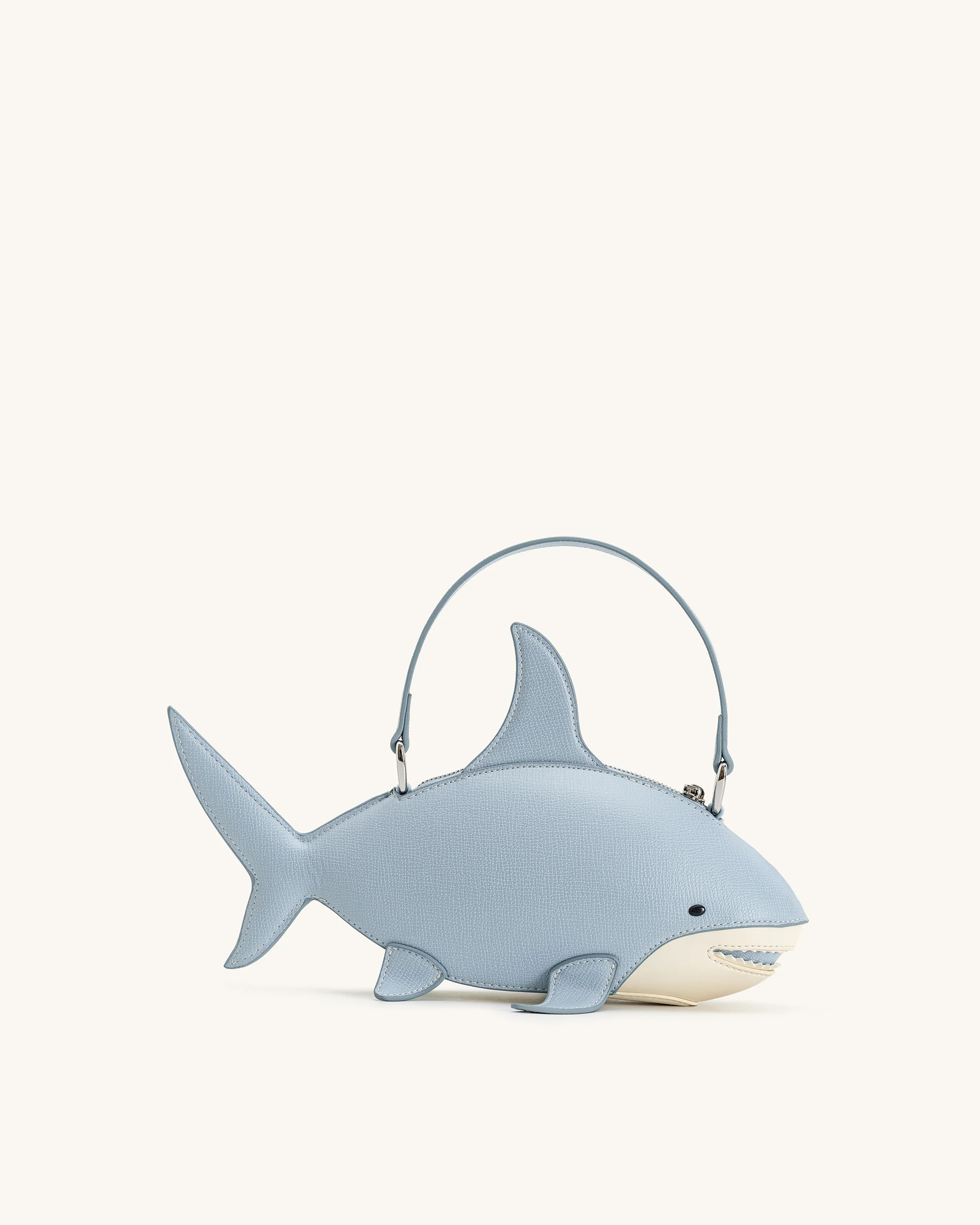 Nerys Shark Look Top Handle Bag - Light Blue | JW PEI US