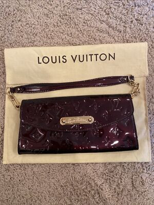 Authentic Burgundy Limited Edition Louis Vuitton Clutch Handbag | eBay US