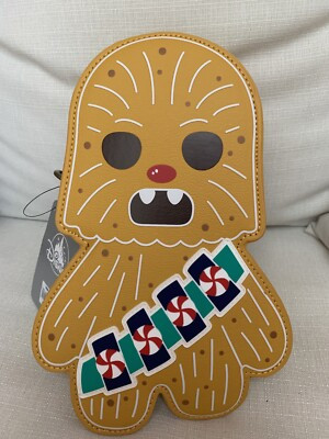 Disney Christmas Loungefly Star Wars Gingerbread Chewbacca Crossbody Purse Bag | eBay US
