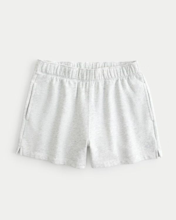 Adjustable Rise Fleece Shorts | Hollister (US)