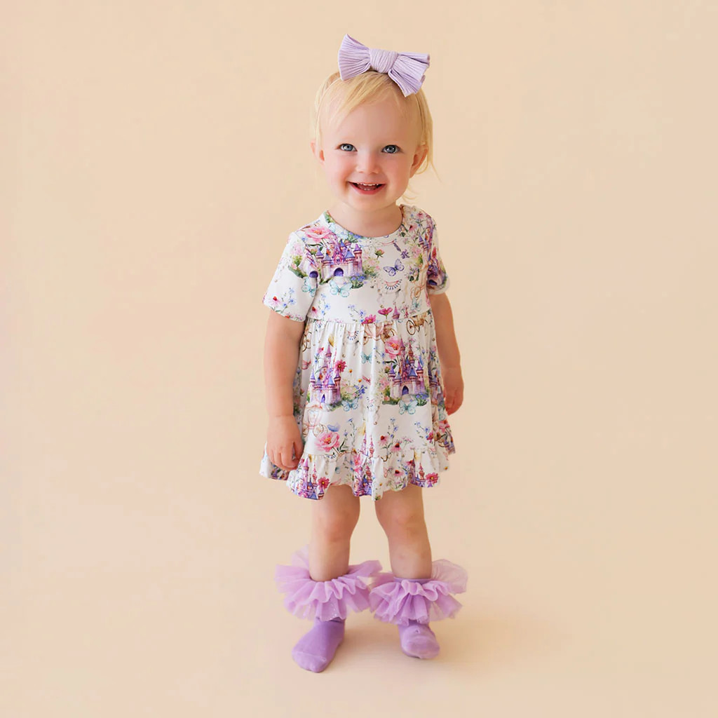 Katrina Ruffled Twirl Bodysuit Dress | Posh Peanut