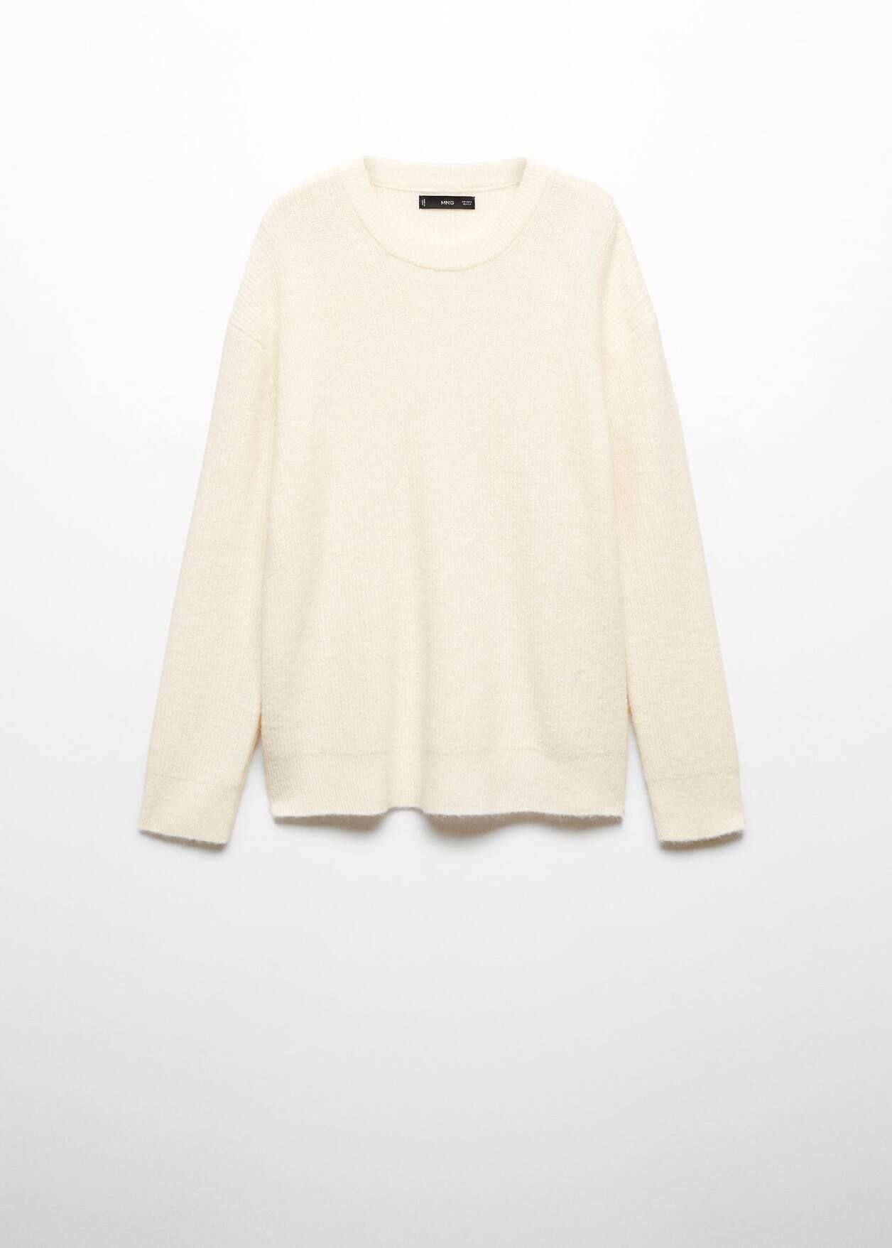 Straight round-neck sweater | Mango Canada