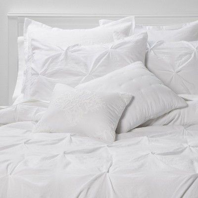 8pc Montvale Pinch Pleat Comforter Set - Threshold™ | Target